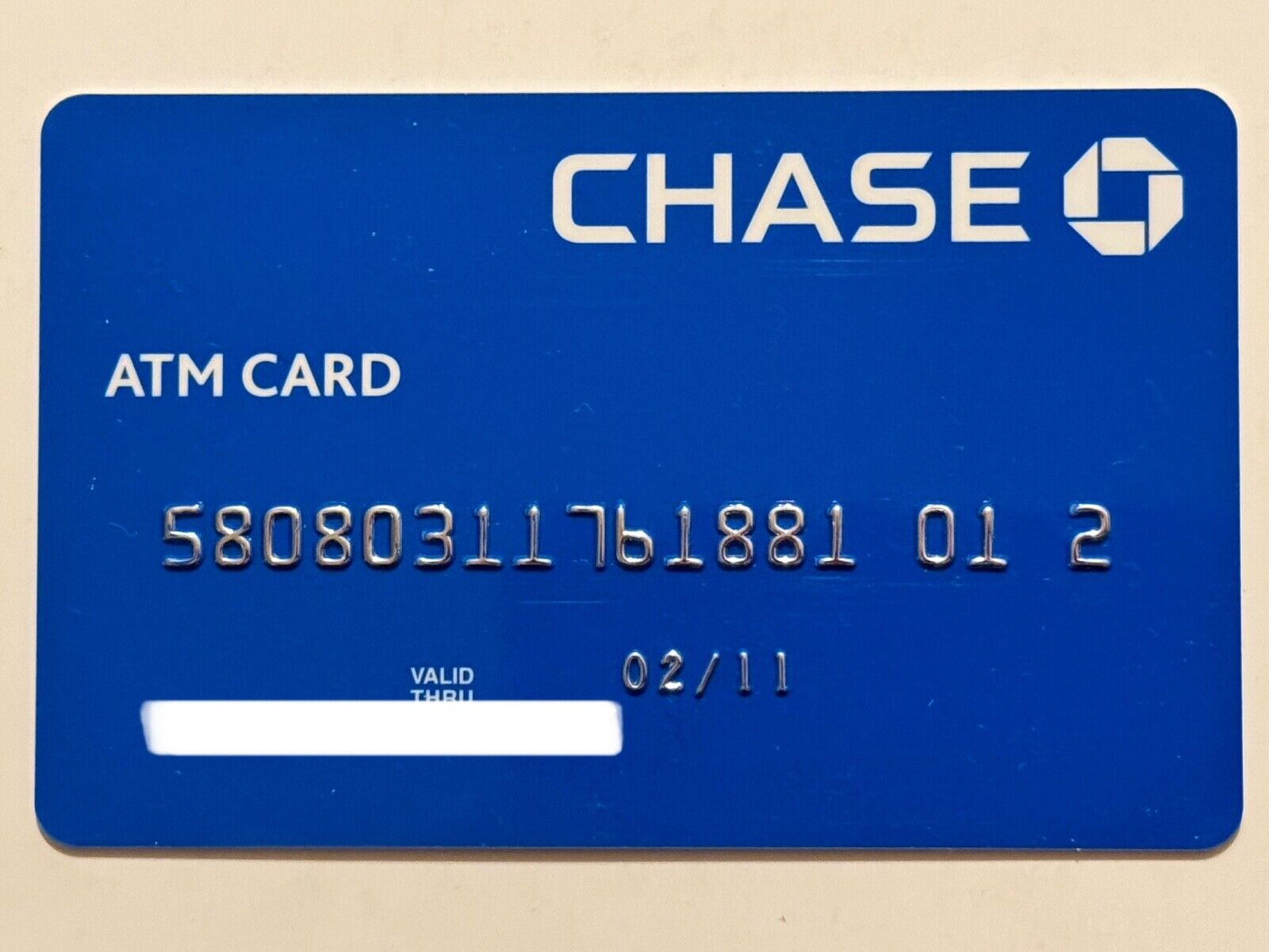 Chase Bank ATM Card▪️Not a Credit Card▪️JPMorgan Chase Bank▪️Expired in 2011