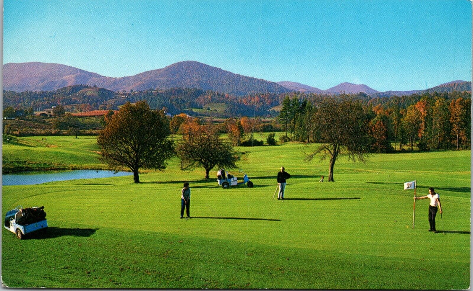 Boone North Carolina NC Boone Golf Course Postcard
