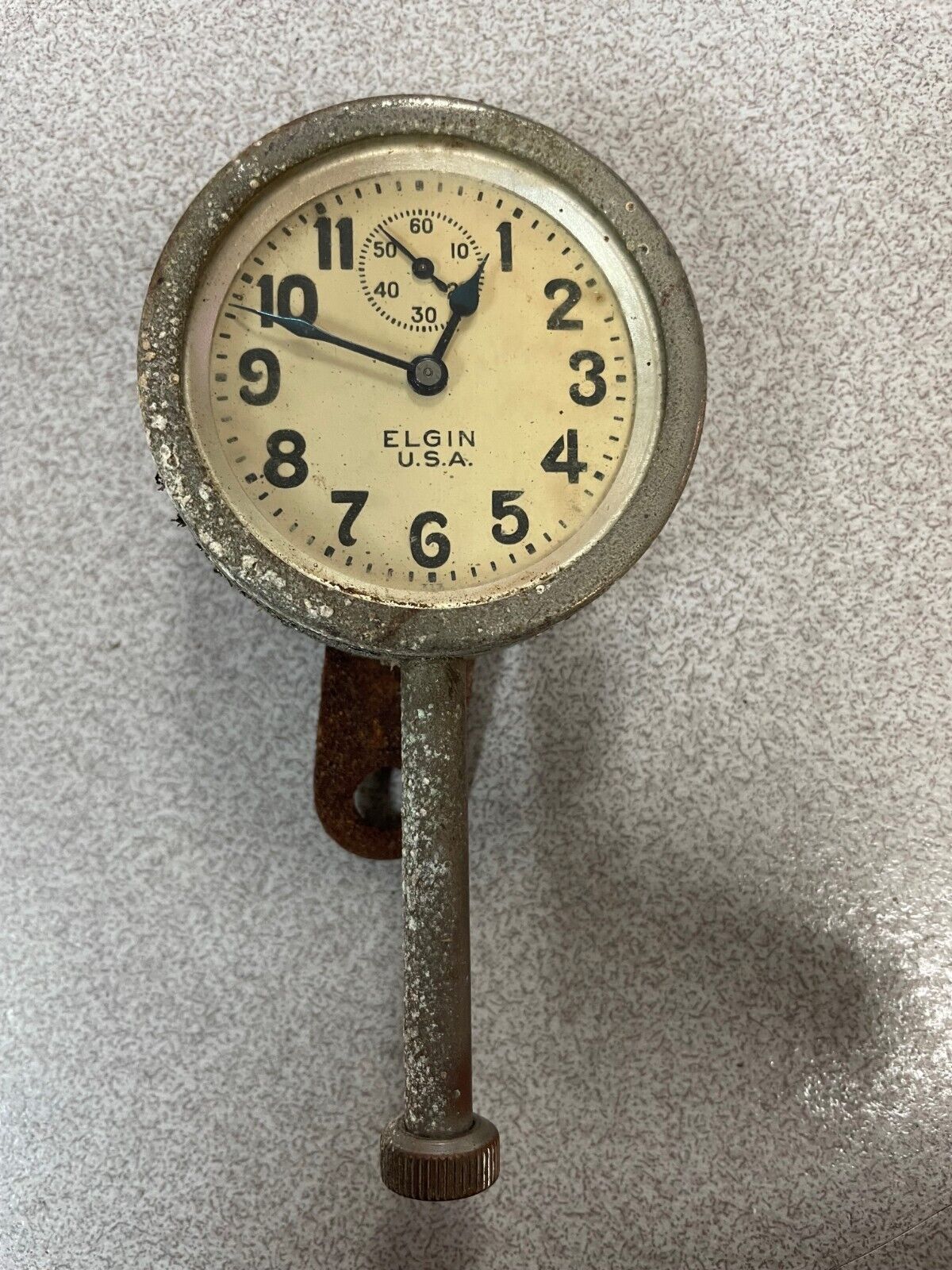 Vintage 1910-1920\'s Rare Elgin 313 Automobile Car Clock 