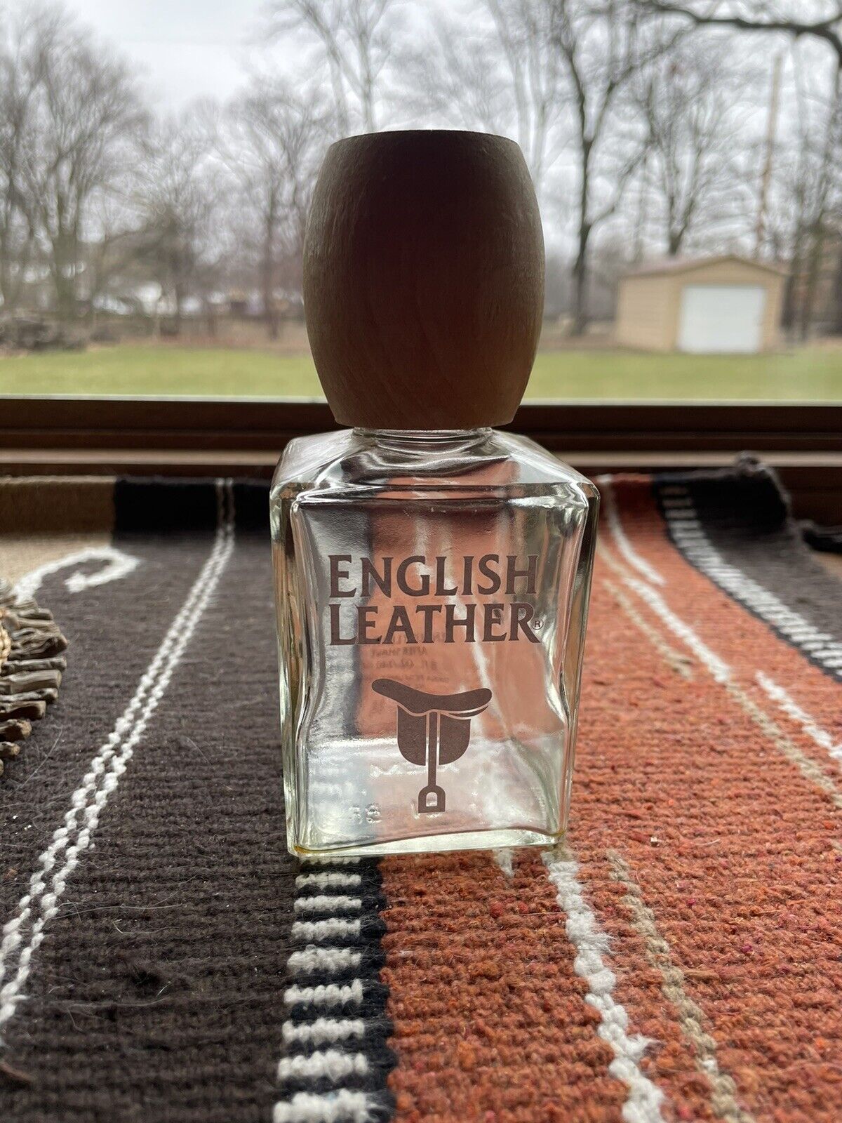 EMPTY. Antique English Leather Bottles. 8fl Oz. *6 Available*