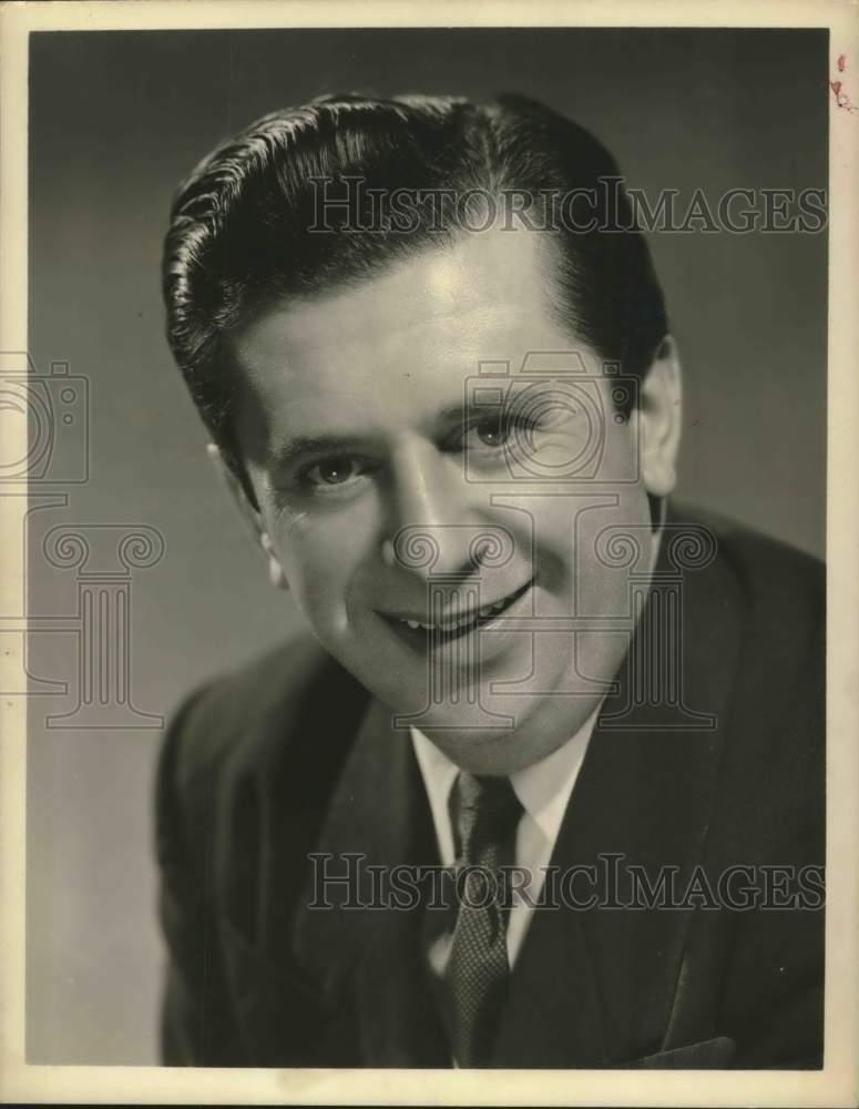 1948 Press Photo Morey Amsterdam, radio actor - hca70443