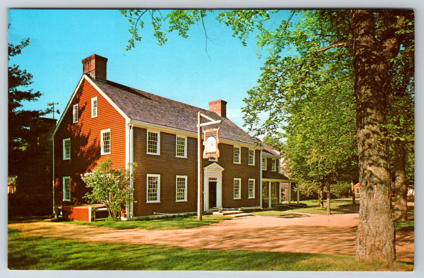 c1960s Tavern Old Sturbridge Village Massachusetts Vintage Postcard