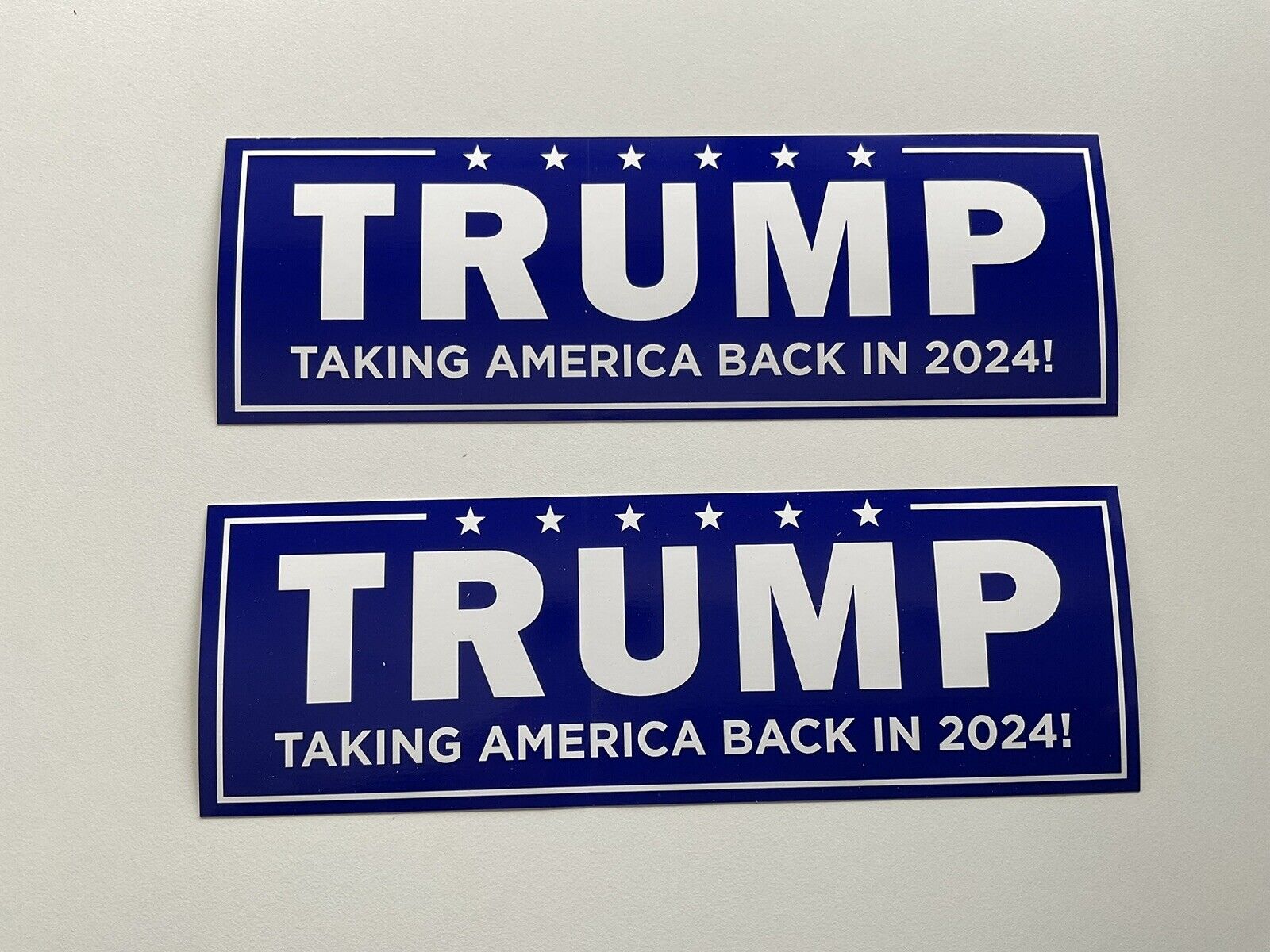 2 TRUMP 2024  bumper stickers sticker MADE IN USA - Save America
