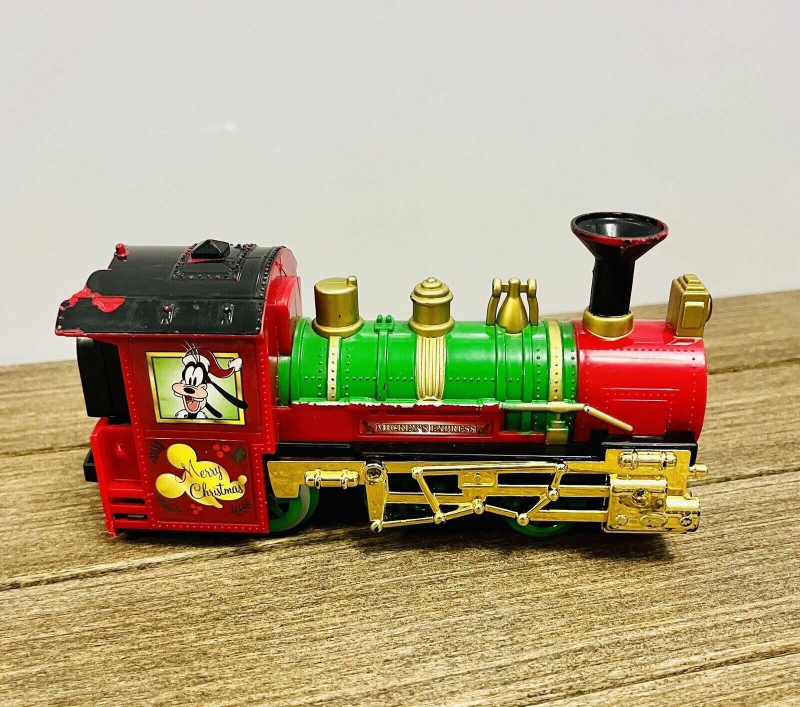 Ruz Mickey\'s Holiday Express Train Engine (as is untested)