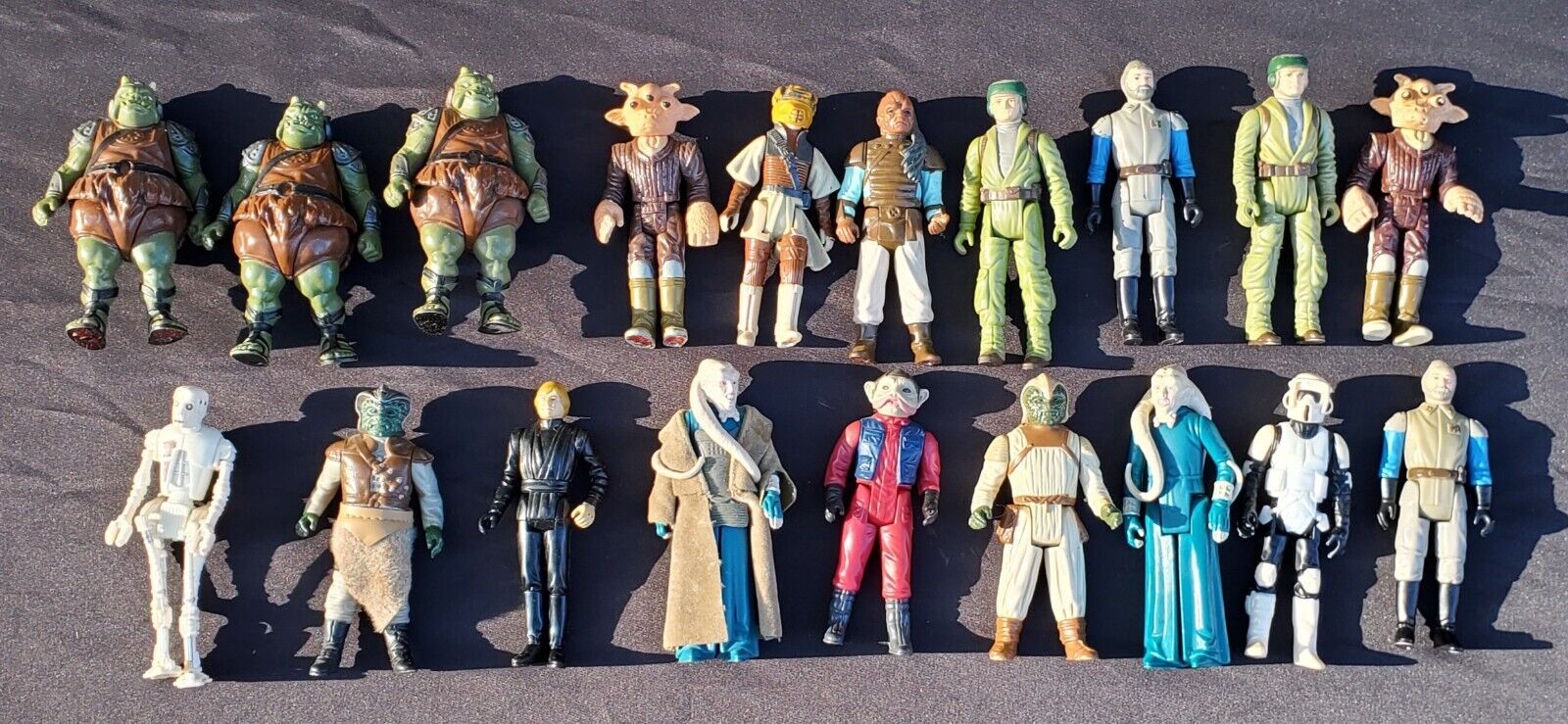 1983 Star Wars Action Figures Rare Lot Of 19 ROTJ ESB M14