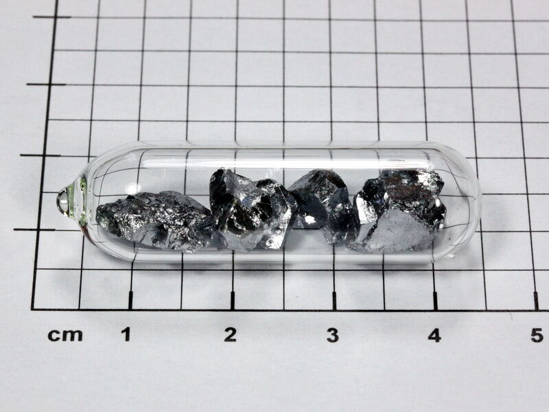 5 grams pure chromium fragments 99.9% purity element sample
