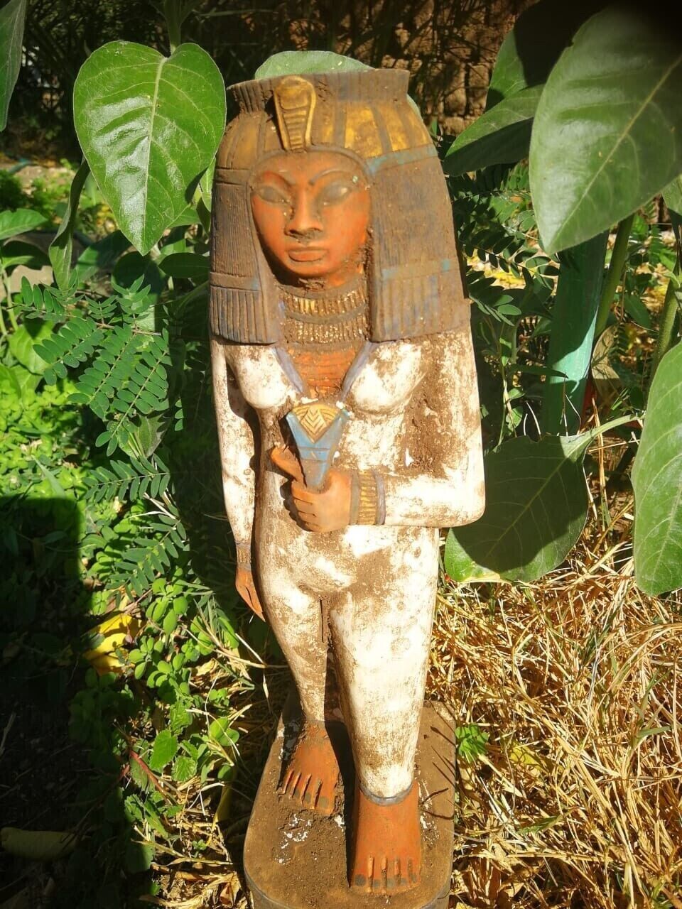 Unique Ancient Egyptian Antiques Statue of Queen Nefertari Egyptian Figurine BC