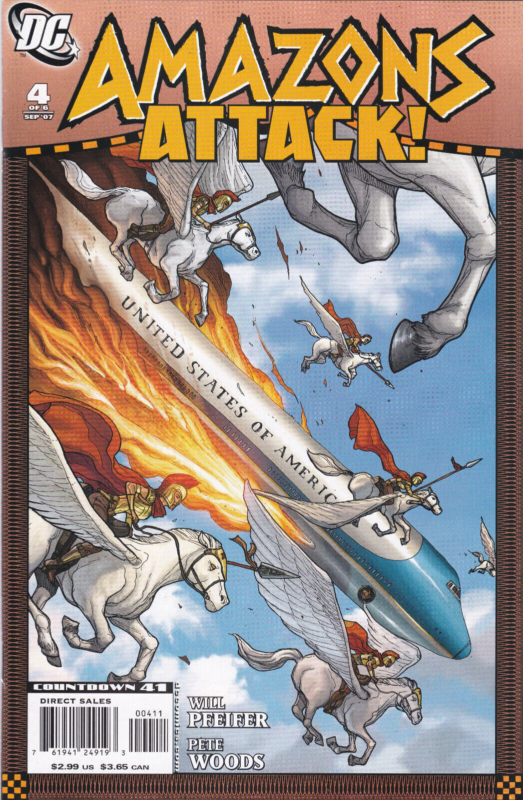 Amazons Attack, #4, Mini, DC Comics (2007), High Grade