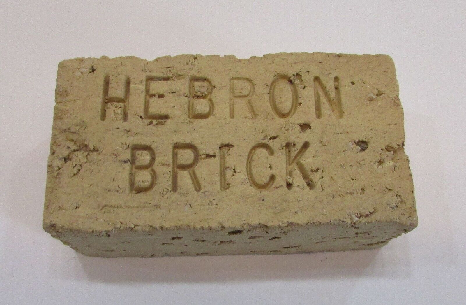 Vintage 1950\'s Hebron ND Brick North Dakota Souvenir 1x2x4 Paperweight FREE S/H