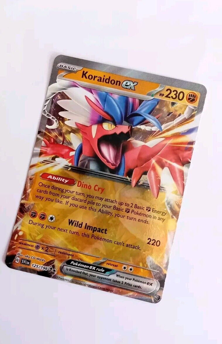 Pokemon - Koraidon ex - 125/198 - Scarlet & Violet - Ultra Rare