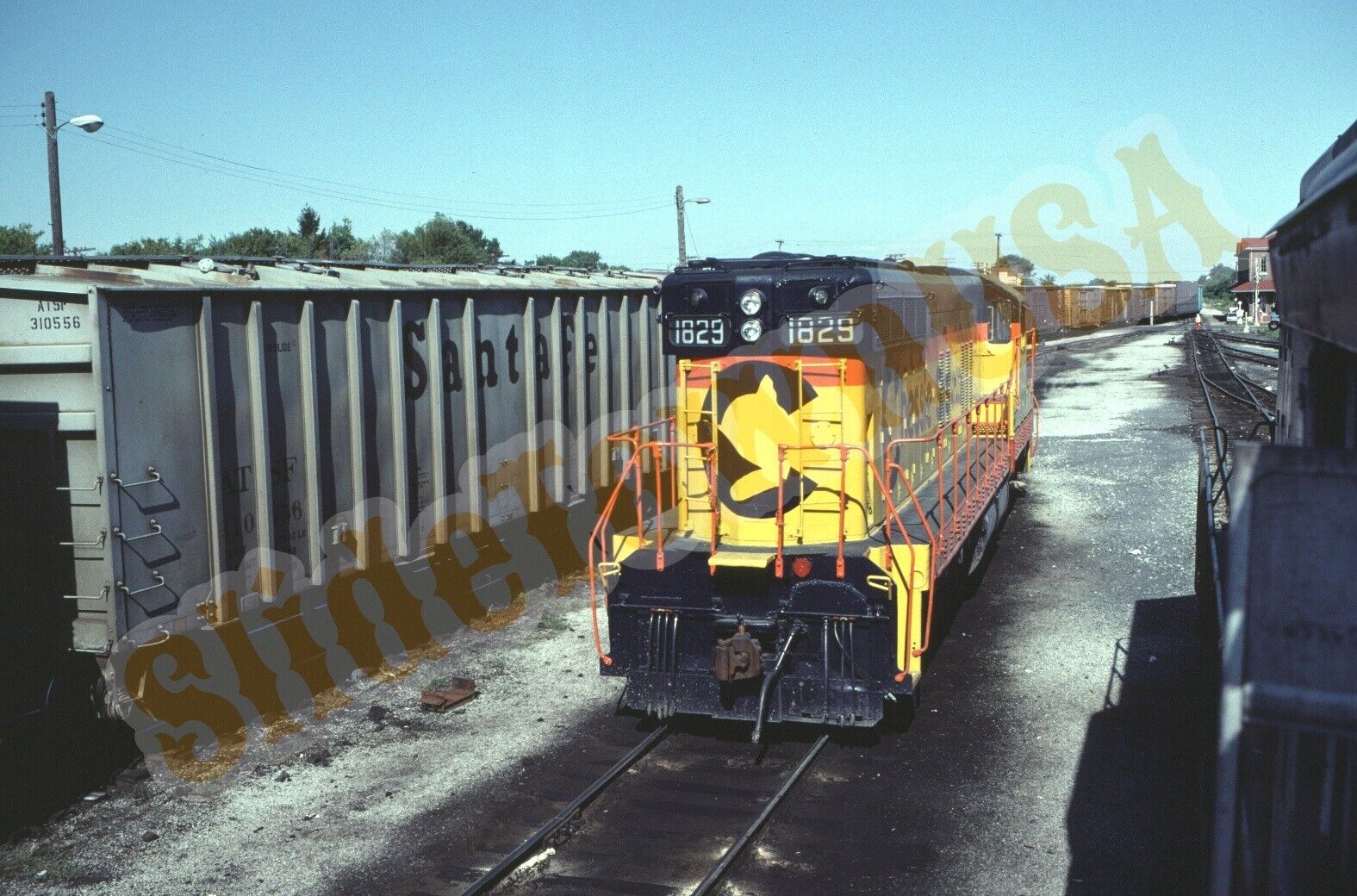 Vtg 1983 Train Slide 1829 Chessie System Engine X1R115