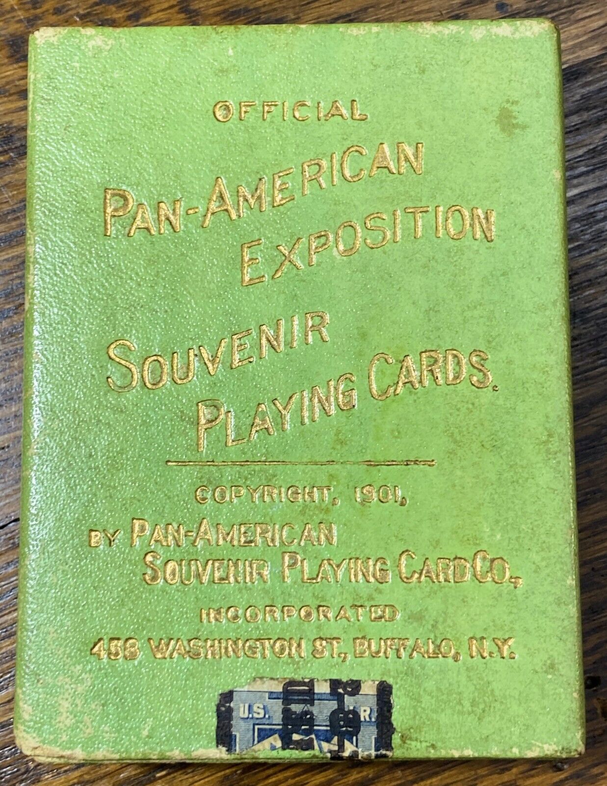 Superb Official 1901 Pan-American Exposition Souvenir Playing Cards