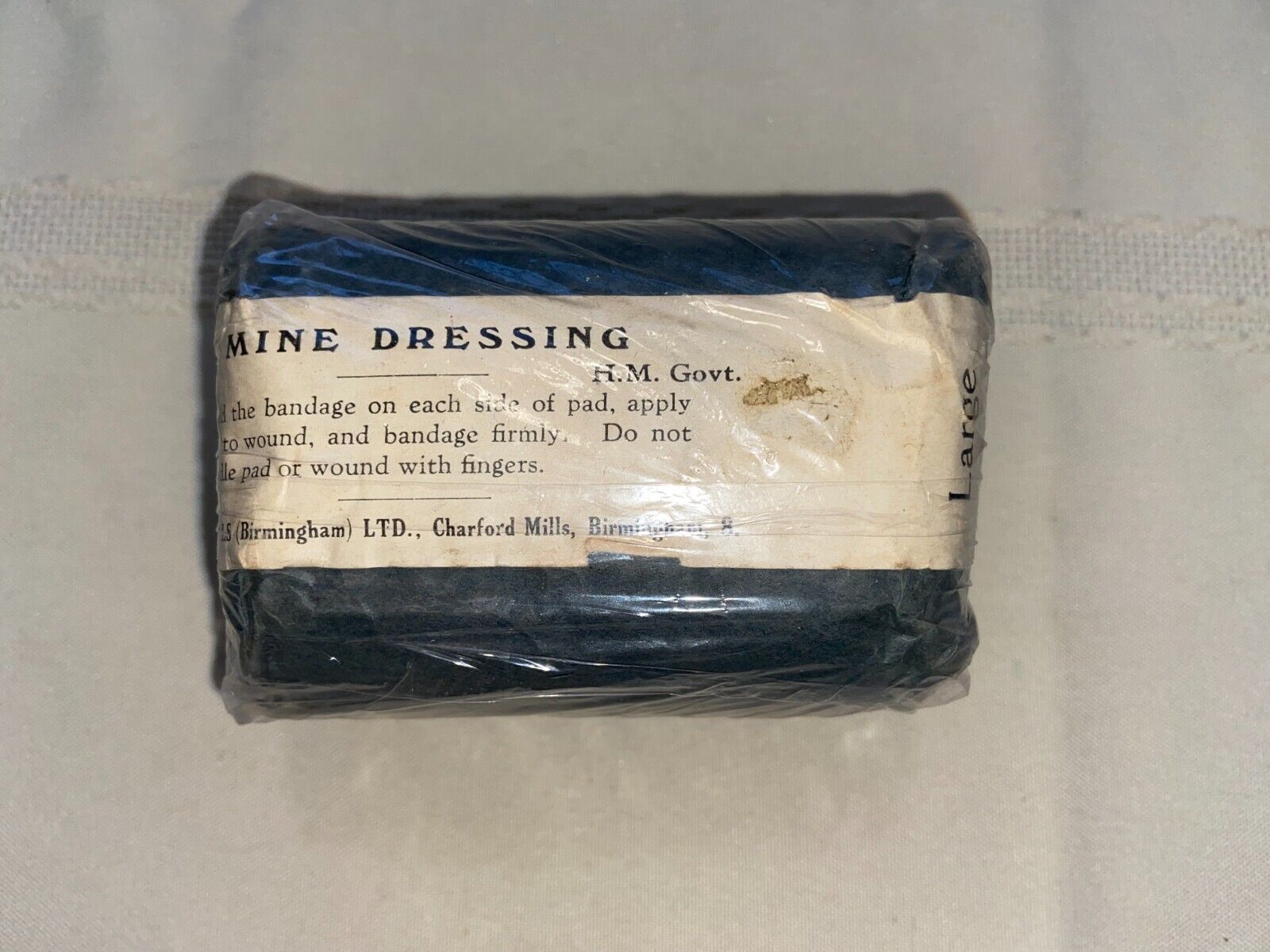 Original WW2 British Medical Mine Dressing