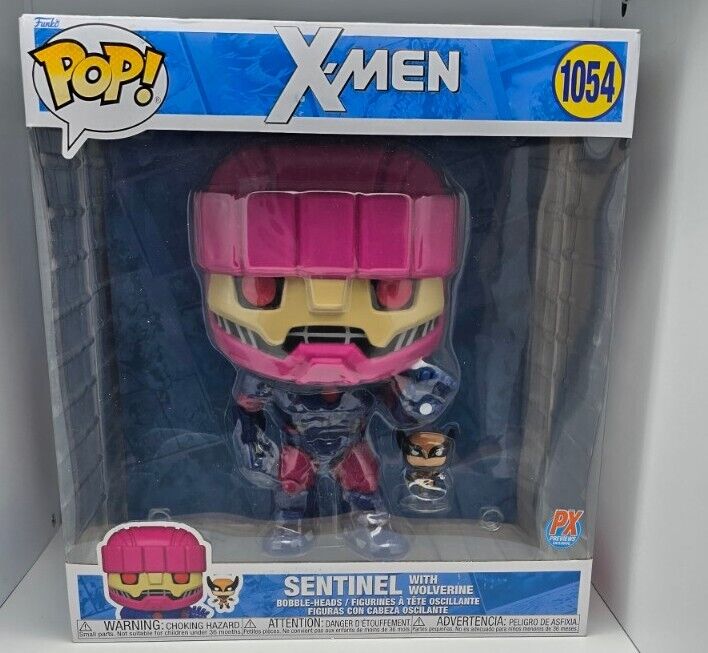 X-Men Funko Pop 1054 Sentinel With Wolverine PX Previews Exclusive Bobble-Heads