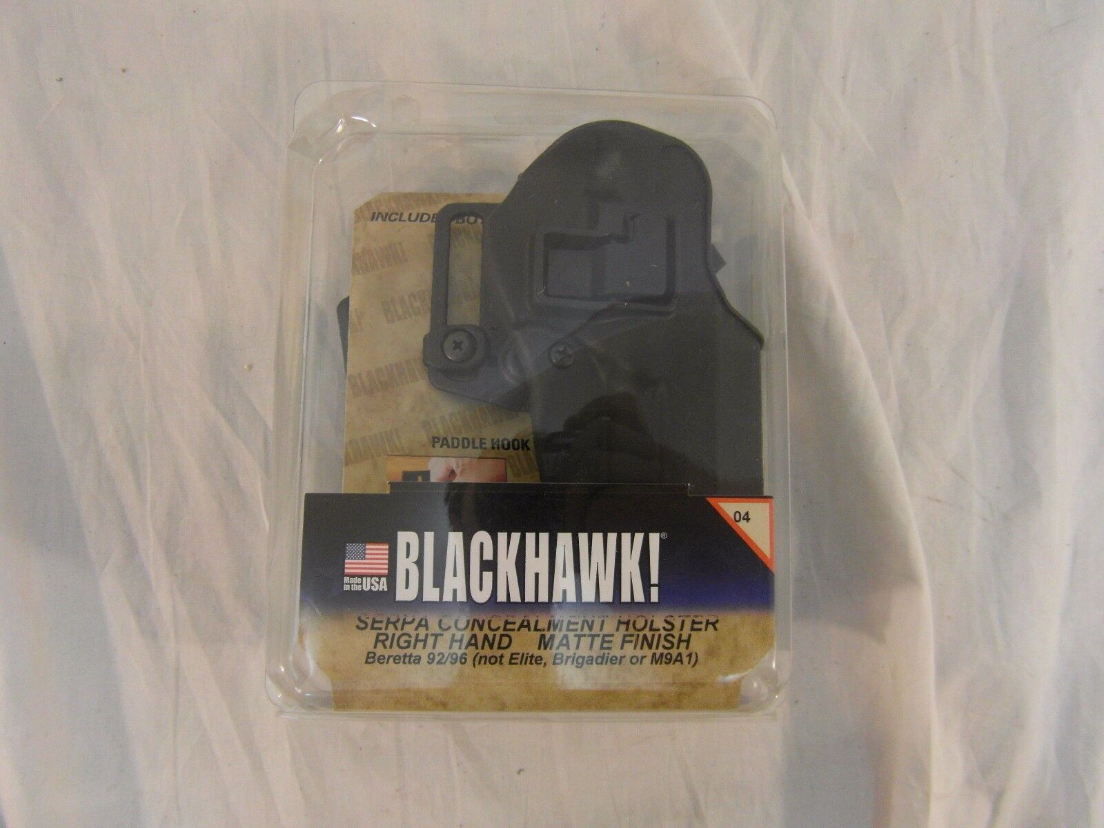 NEW Blackhawk Matte Finish Serpa Concealment Holster Right Handed Beretta 32640