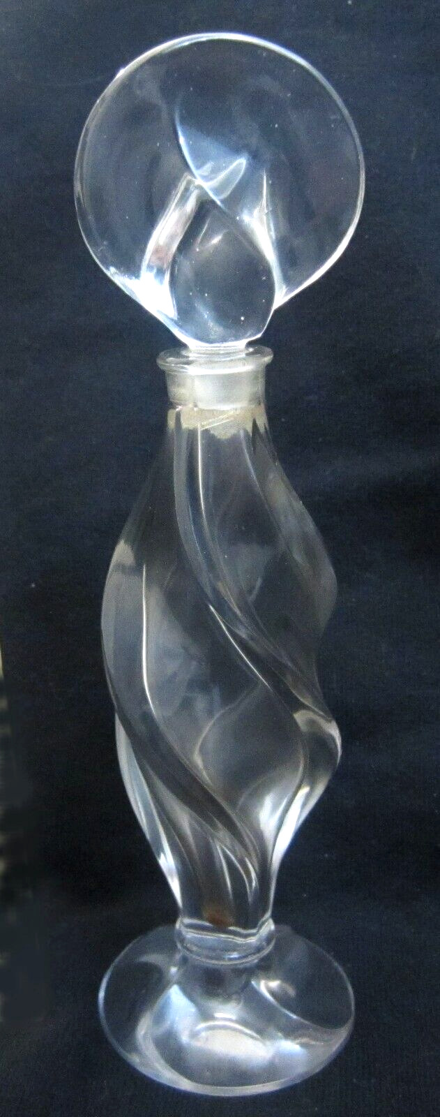 D’Orsay Perfume Bottle Crystal w/ Stopper - Made In France - (S2)