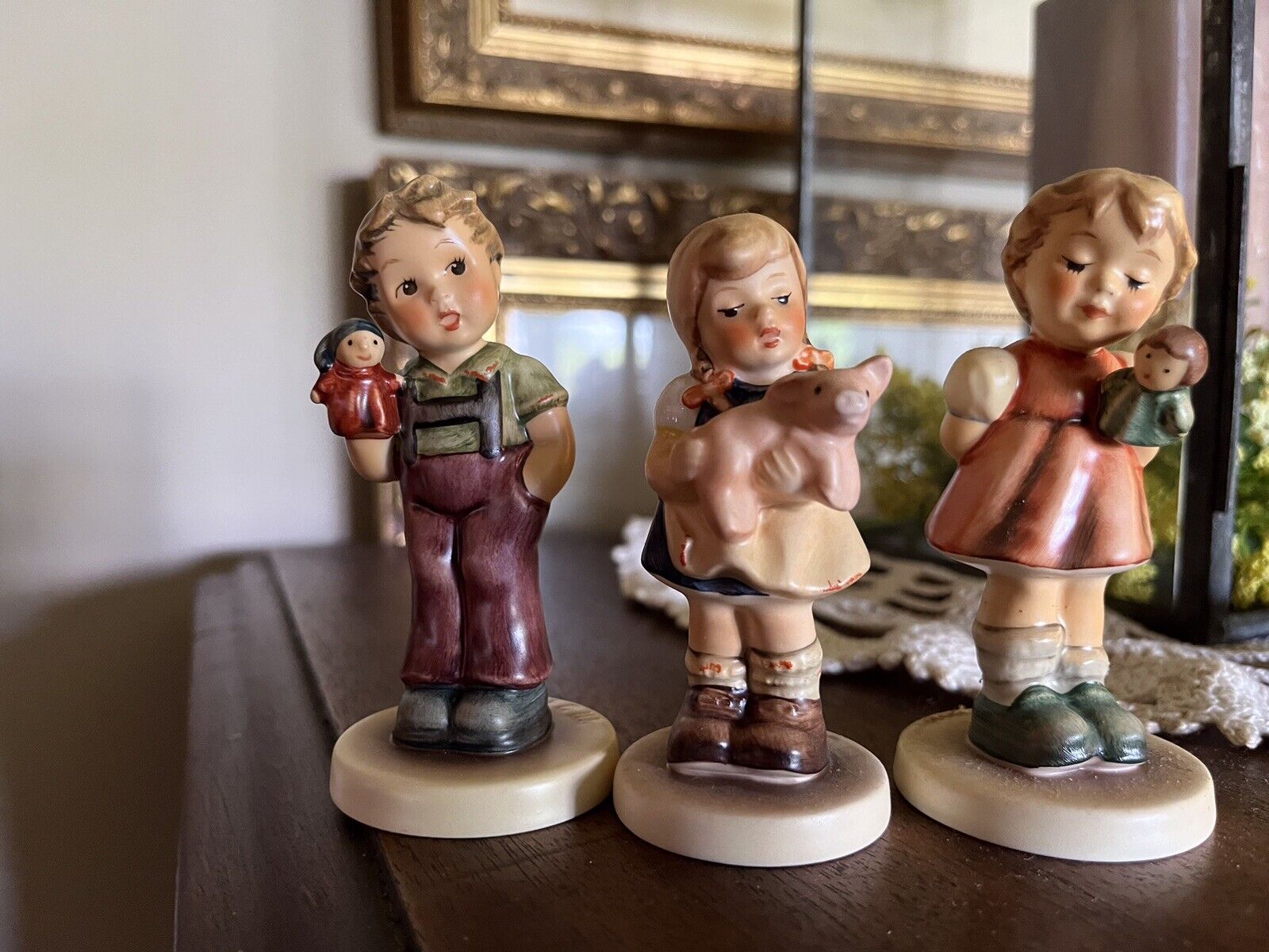 Lot Of 3 Vintage Hummel Goebel Germany Figurines -