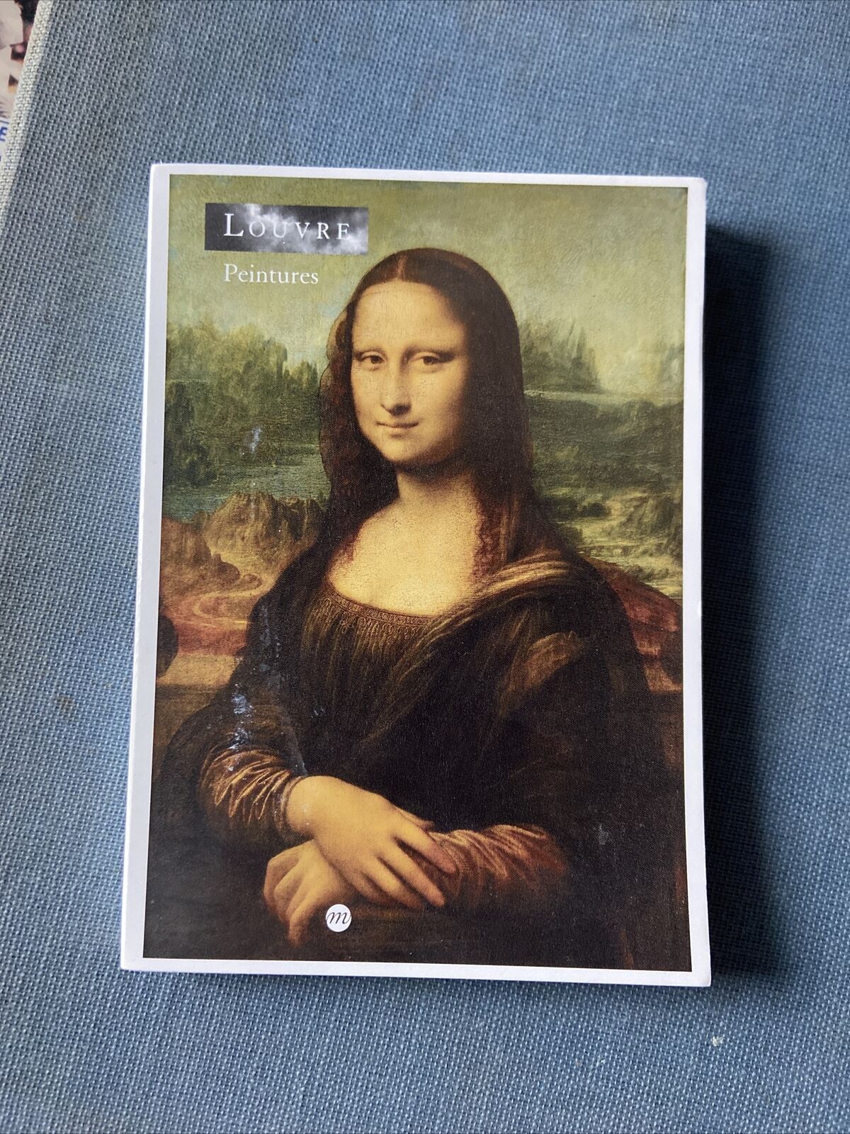 Vintage Louvre Peintures 24 Postcard Book, 24 postcard paintings