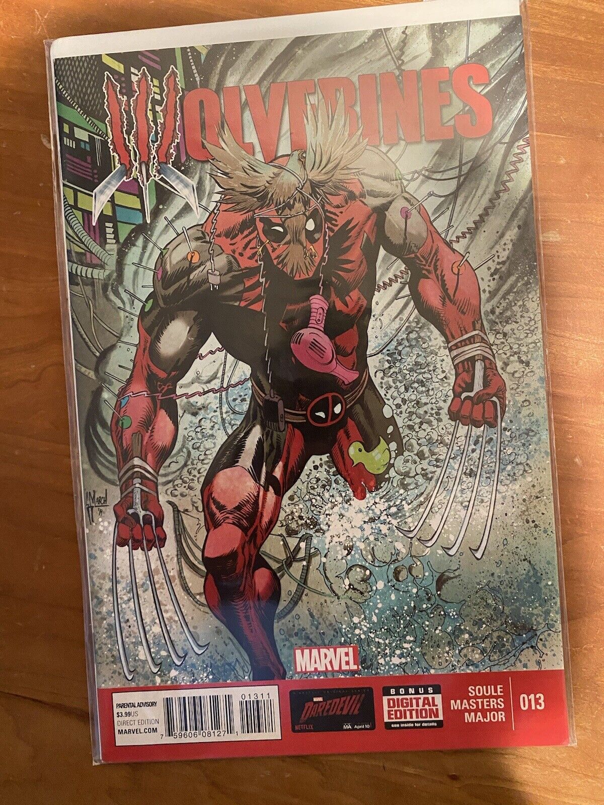 WOLVERINES #13 (2015) - Deadpool Cover Marvel Comics