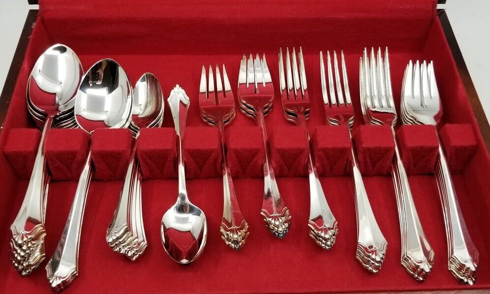 Oneida Community Stainless Open Stock Forks Spoon & Butter Knife Lot with Case