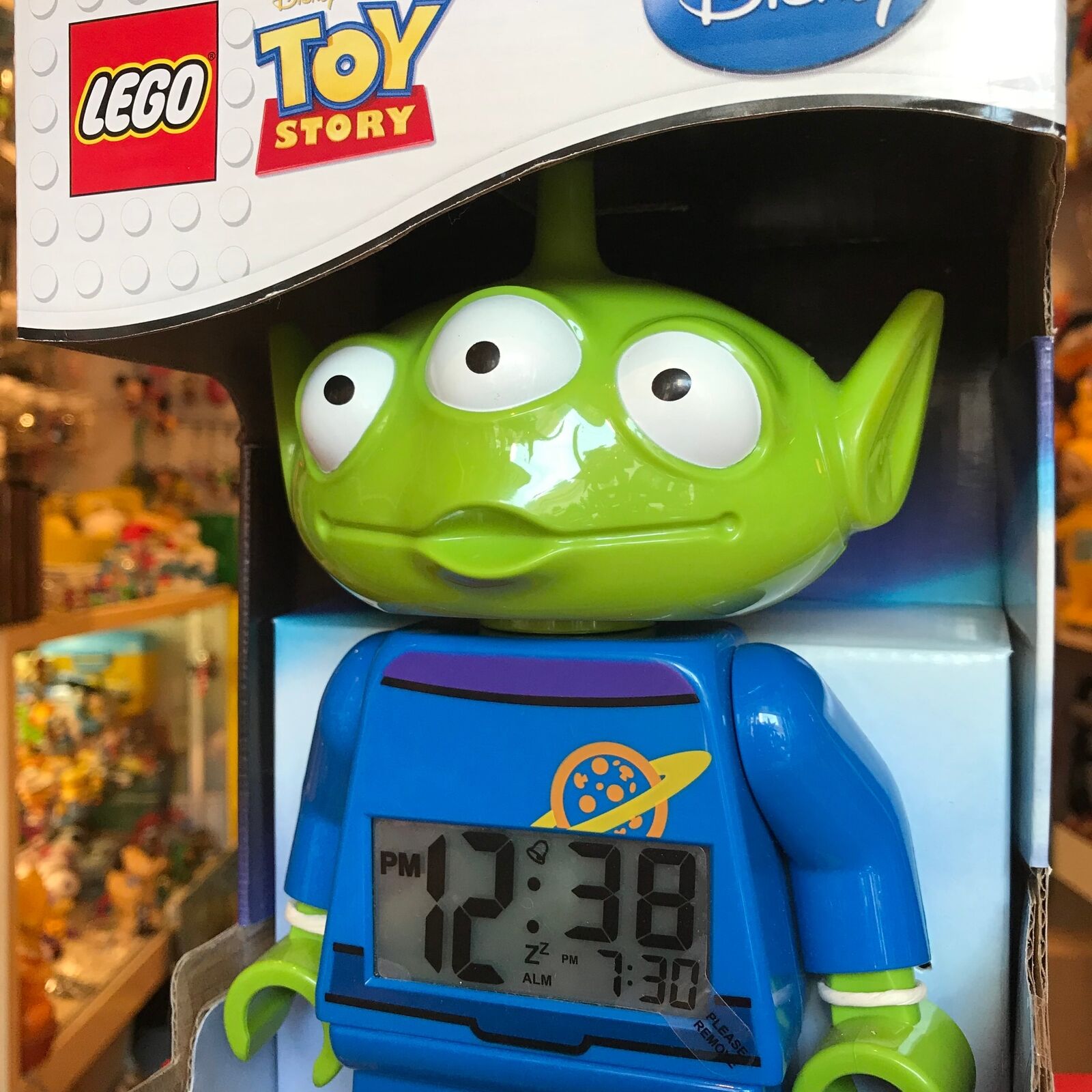 Rare LEGO Alarm Clock Disney Toy Story Alien Little Green Men Figure 9\