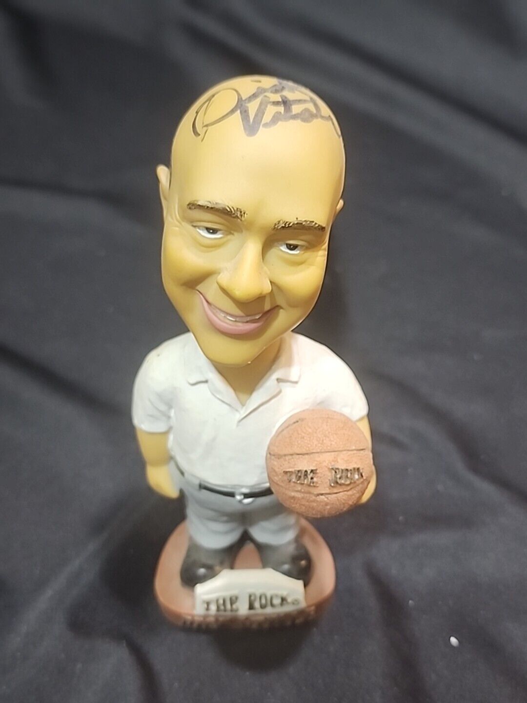 DICK VITALE Autographed Auto BOBBLEHEAD ESPN AWESOME Baby ANNOUNCING LEGEND