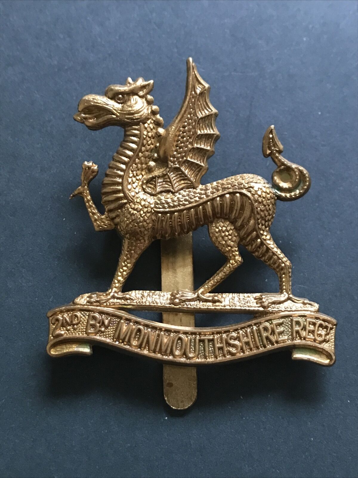 Monmouthshire Regiment 2nd Battalion British Army Cap Badge