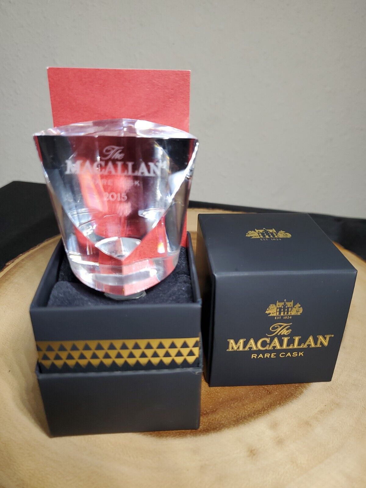2015 Macallan Crystal Rare Cask Bottle Stopper Whiskey Scotch collectible top 
