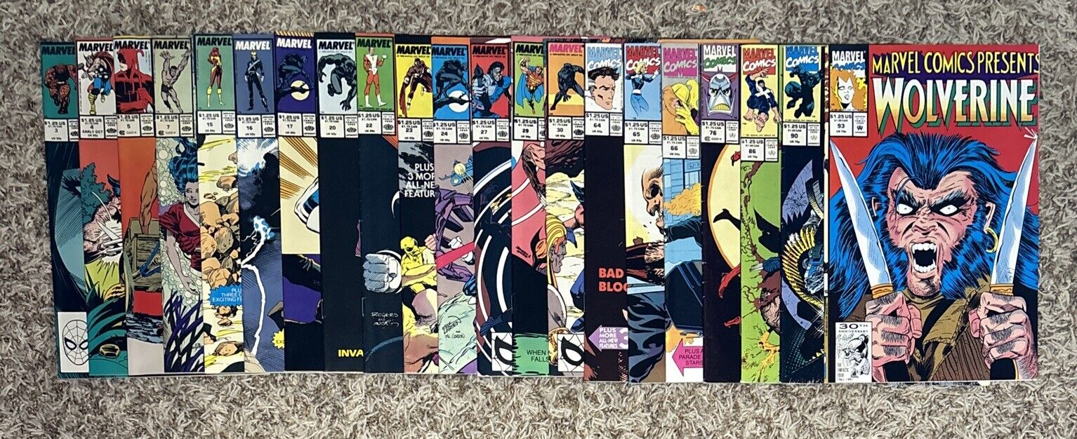 Marvel Comics Presents lot of 21 * #3-5, 15-17, 22-24, 76, 86, 90+ 1988 1989 lot