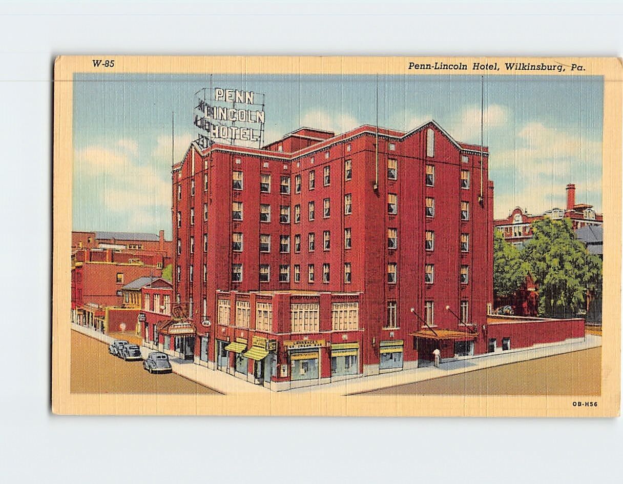 Postcard Penn-Lincoln Hotel Wilkinsburg Pennsylvania USA