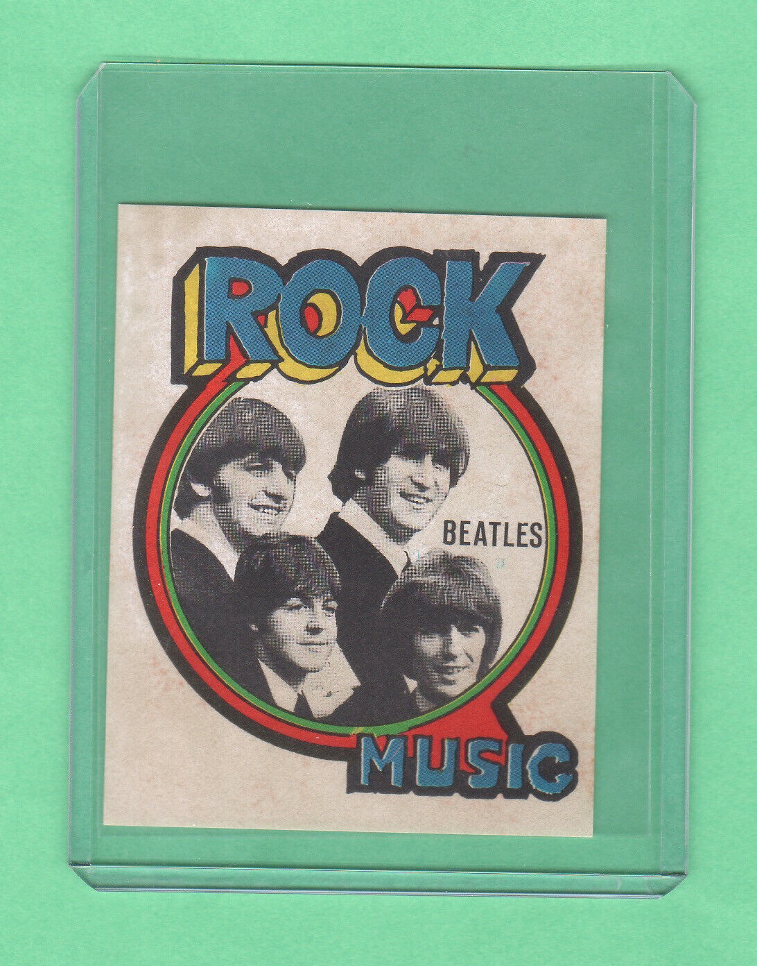 The Beatles  1981  Spanish Didec Sticker Card
