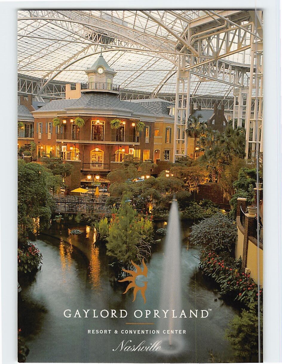 Postcard Gaylord Opryland Resort & Convention Center Nashville Tennessee USA