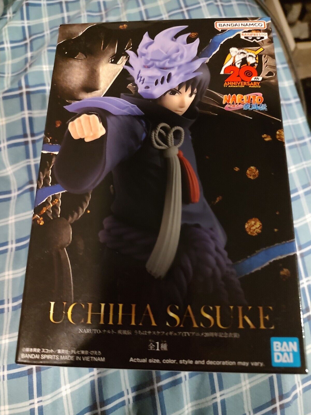 Banpresto Naruto Shippuden 20th Anniversary Sasuke Uchiha Costume Figure