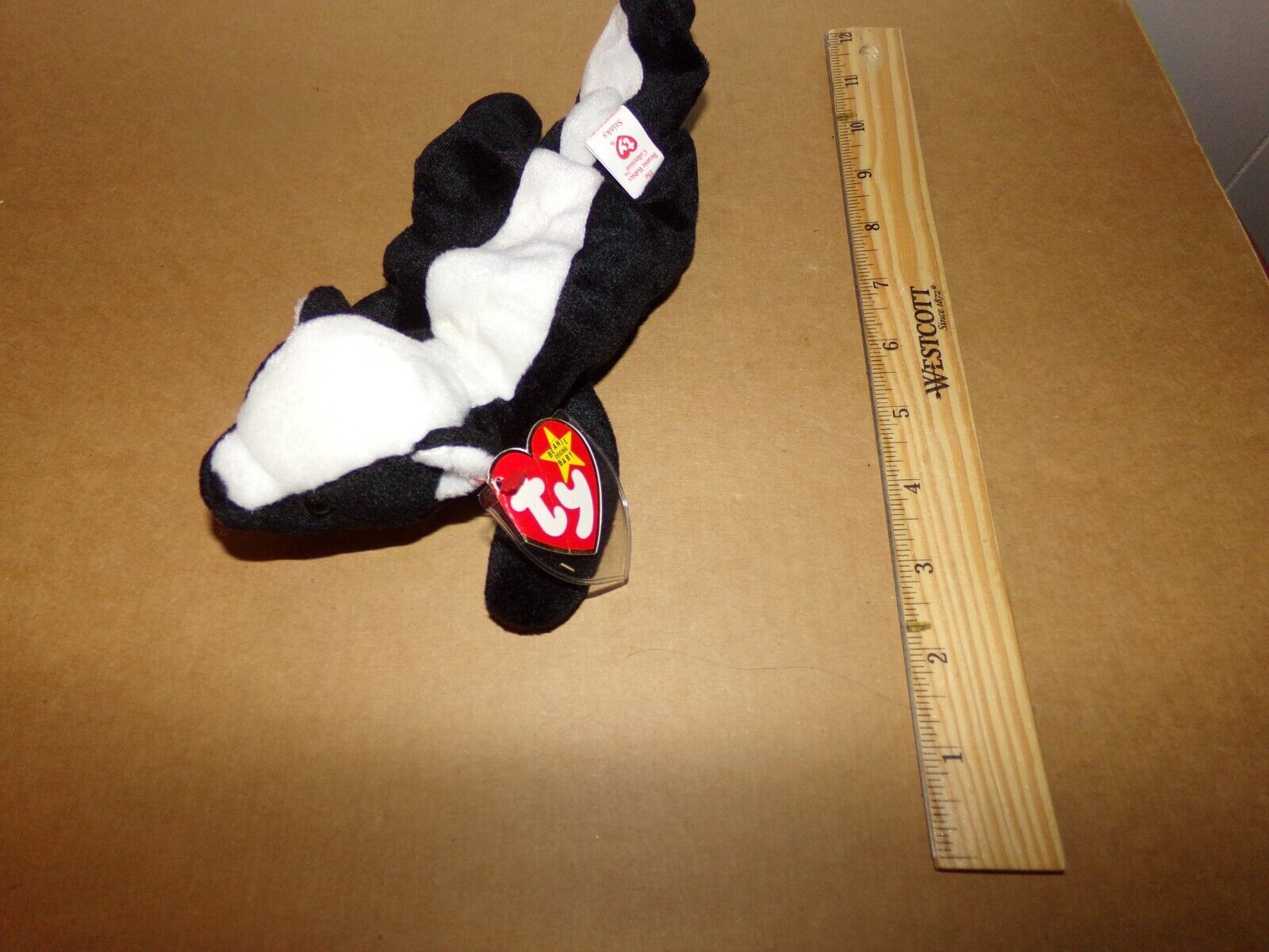 Ty Beanie Babies Stinky The Skunk Plush Toy 1995 W/tag