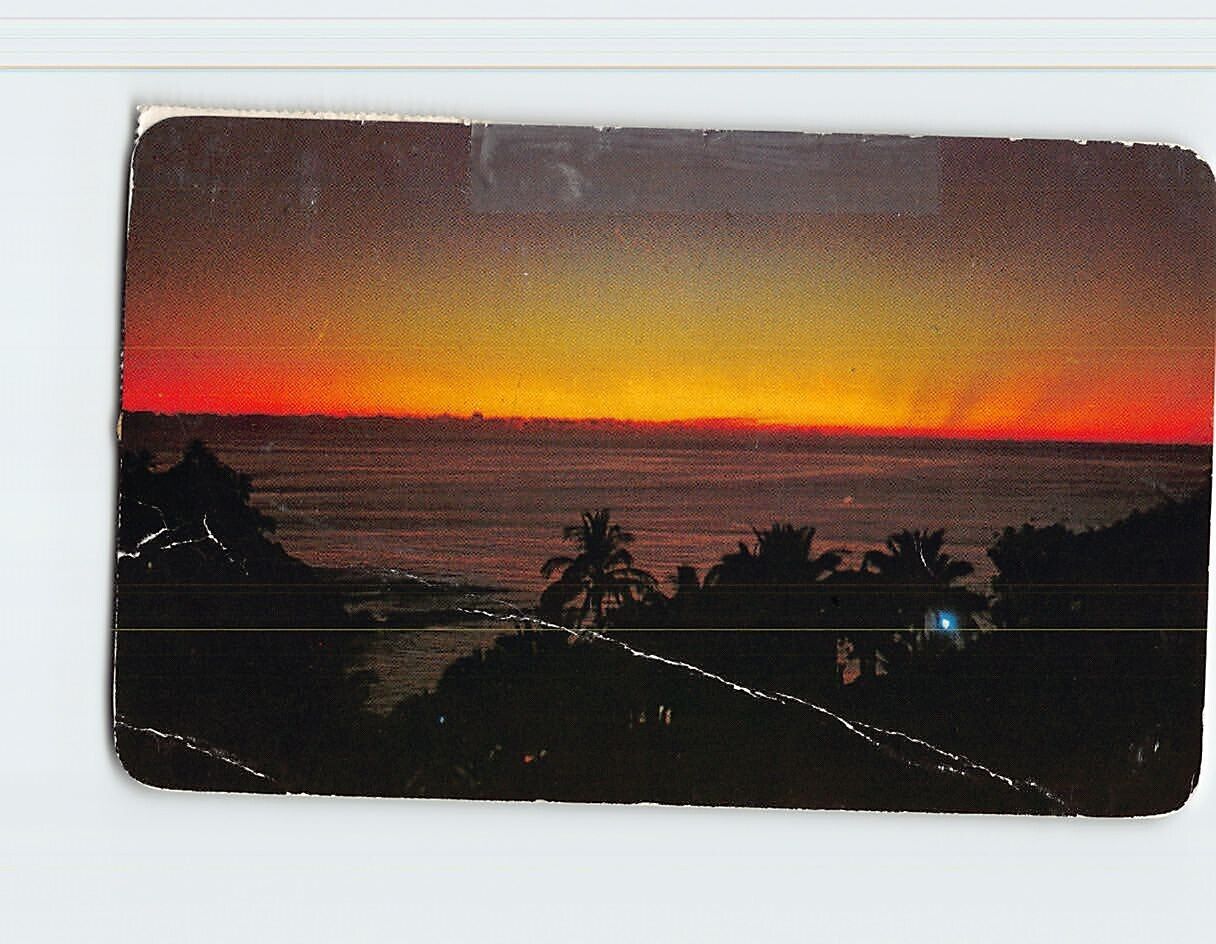 Postcard Beautiful Twilight in exotic Puerto Vallarta, Mexico