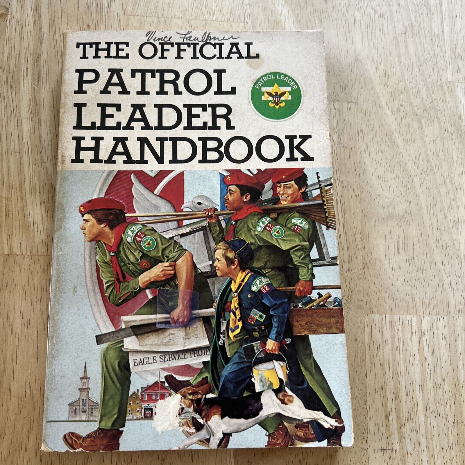 Vintage 1980 The Official Patrol Leader Handbook BSA Paperback