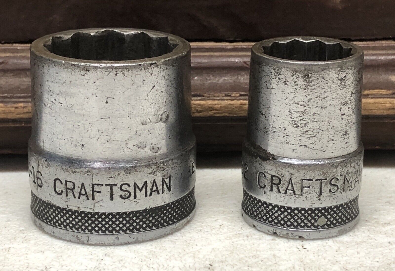 Lot Of 2 Craftsman BE Series  Sockets 15/16\