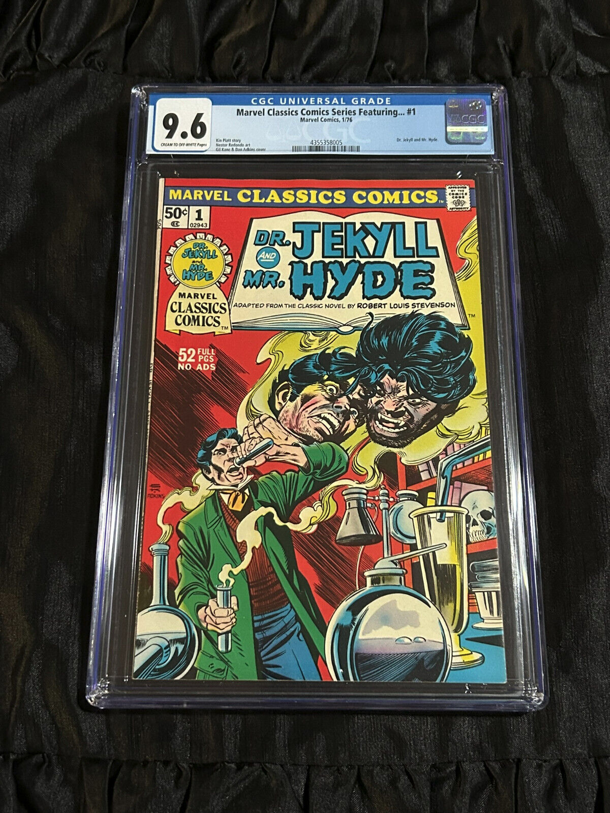 1976 Marvel Classics Comics Series Featuring... #1 CGC 9.6 NEAR MINT+ Dr Jekyll