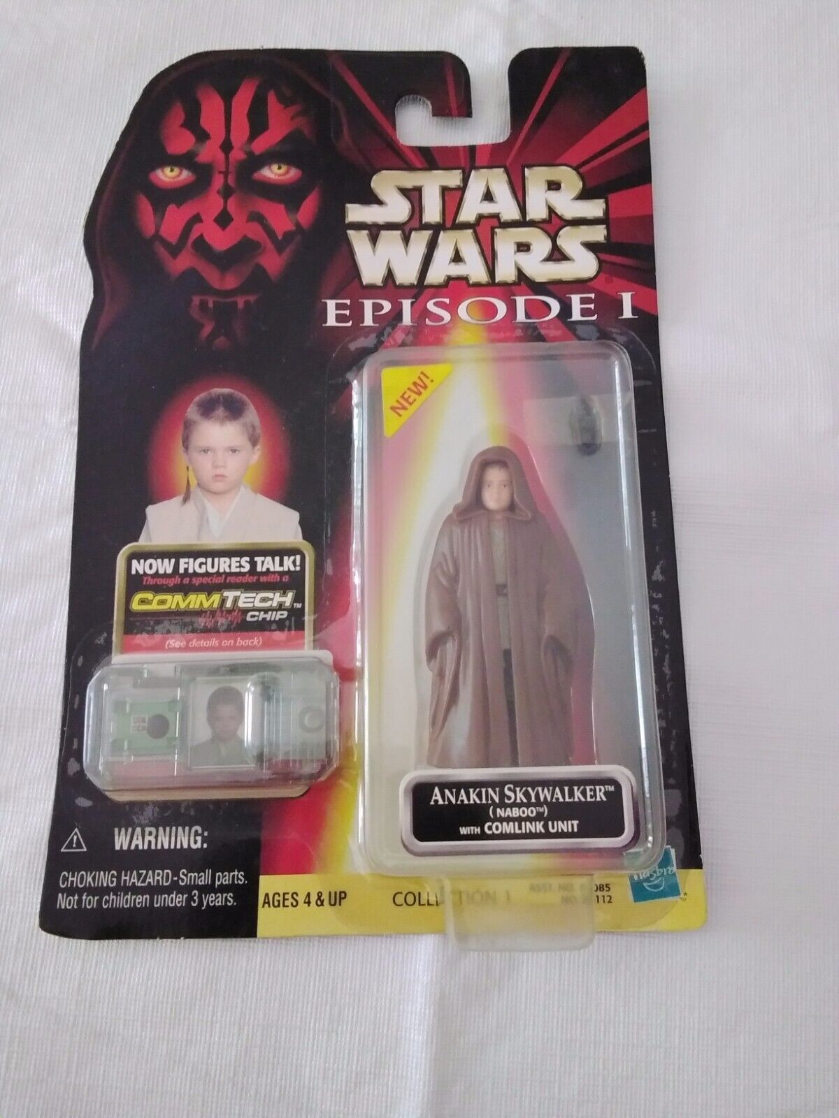 1999 Star Wars Anakin Skywalker Figure with Commlink Unit.  