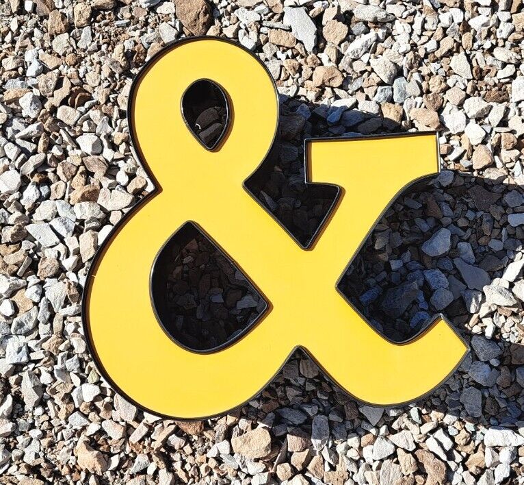 Reclaimed Industrial Letter Yellow 