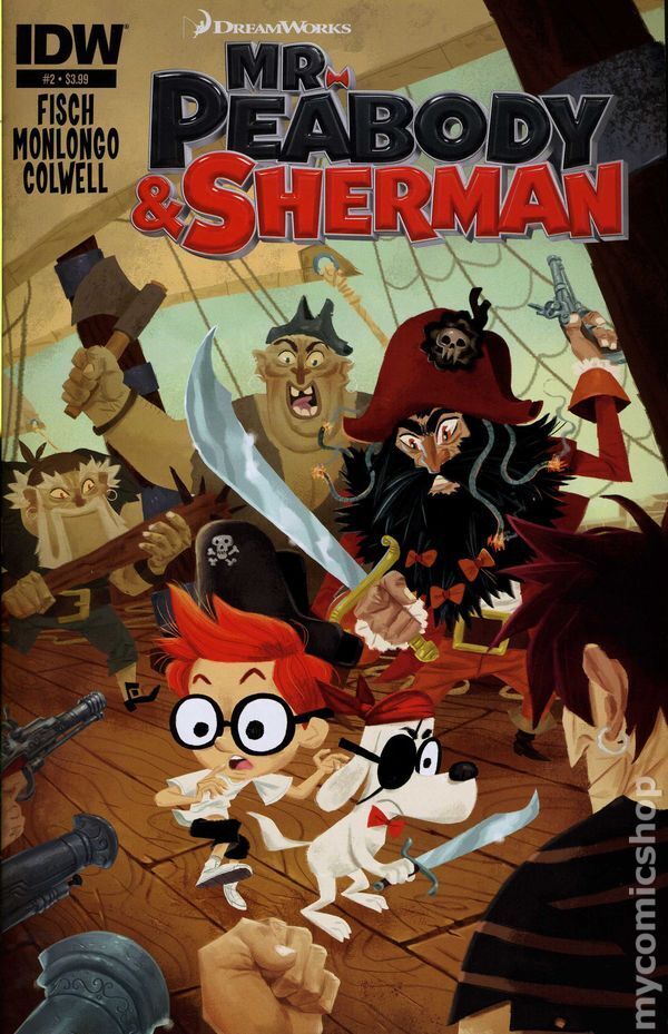 Mr. Peabody and Sherman #2 VG/FN 5.0 2013 Stock Image Low Grade