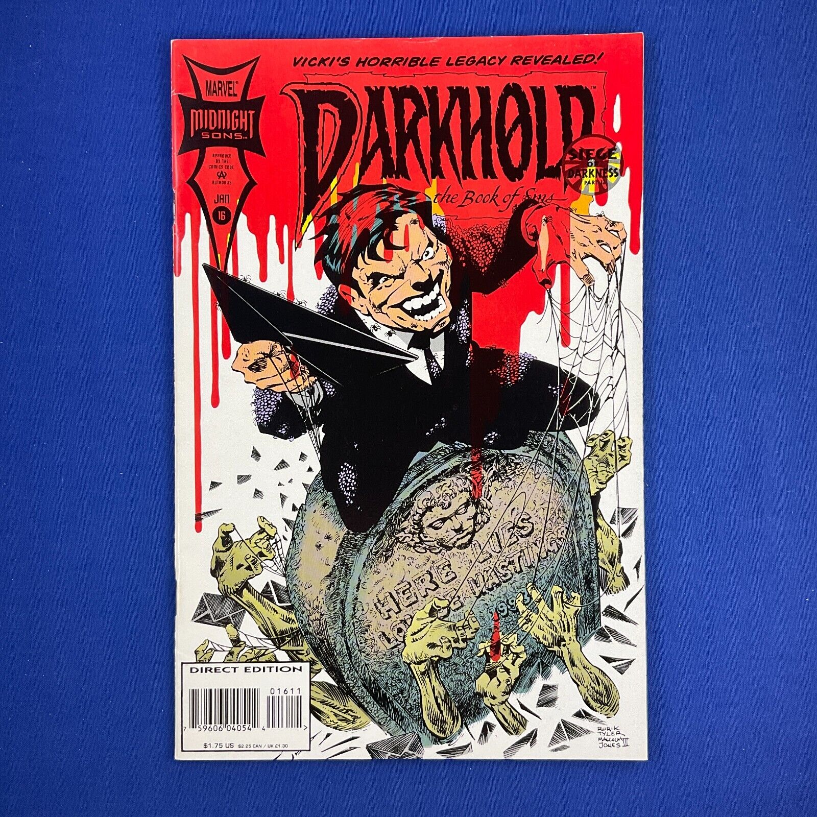 DARKHOLD #16 Last Issue Finale Marvel Comics 1994 Siege of Darkness