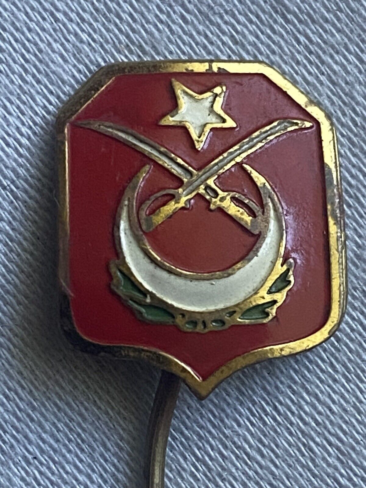 WWI OTTOMAN TURKISH  Original MEDAL  Pin Rare Antique Small Pin
