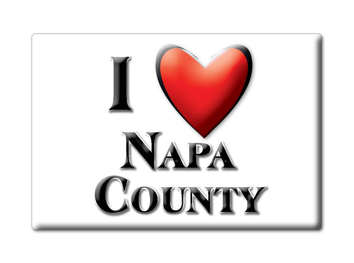Napa County, , Illinois - Fridge Magnet Souvenir USA Brand New Gift I Love