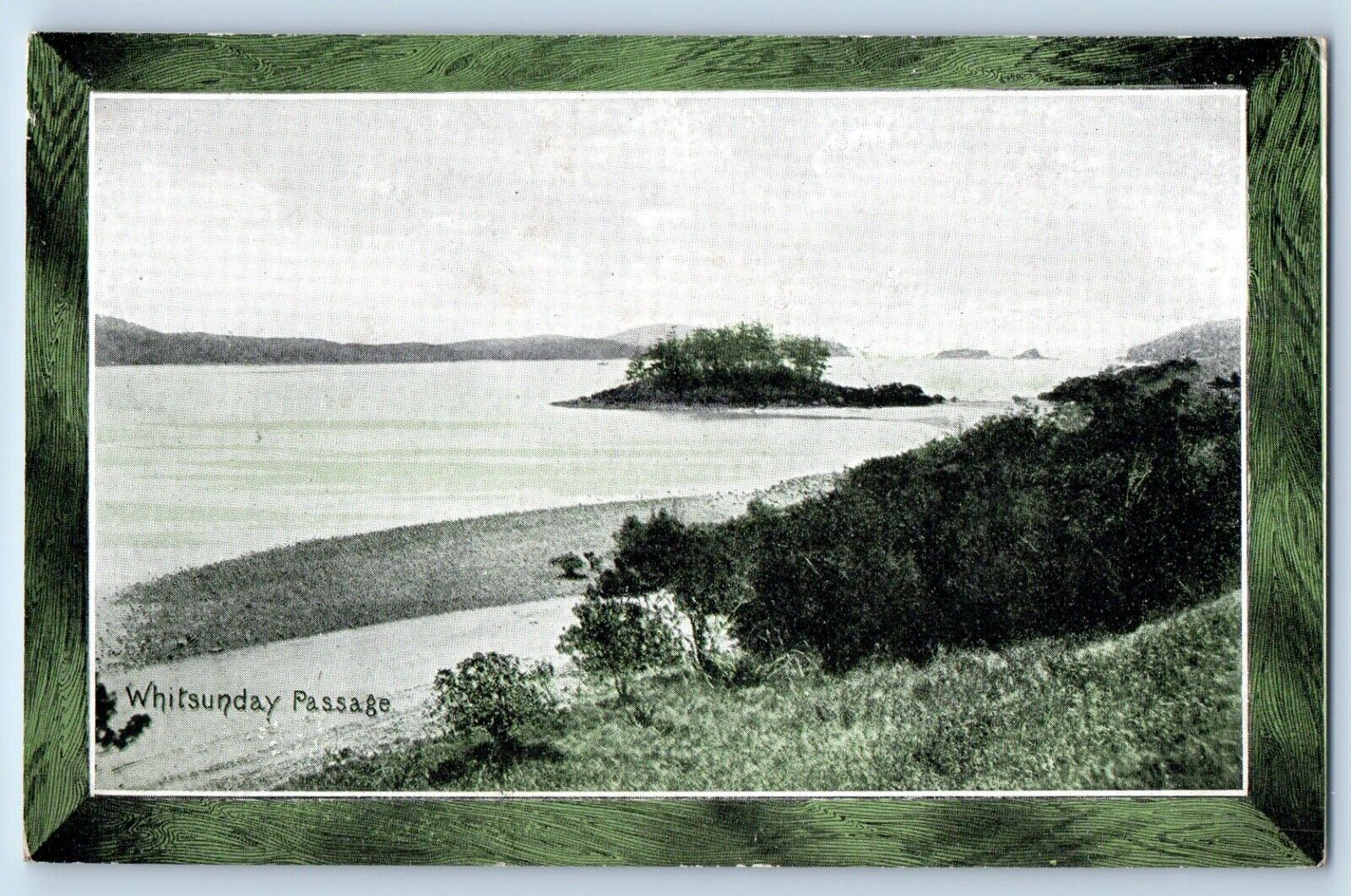 Queensland Australia Postcard Whitsunday Passage Exposition c1910 Antique