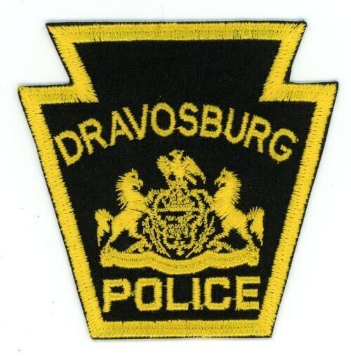 PENNSYLVANIA PA DRAVOSBURG POLICE NICE OLD VINTAGE SHOULDER PATCH SHERIFF