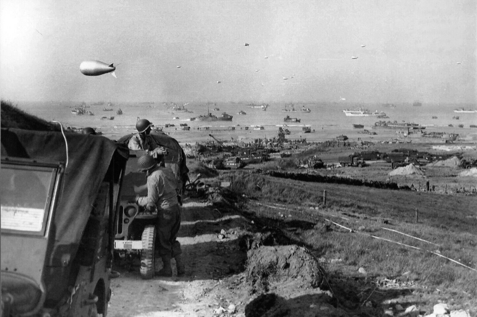 WW2 - 20x15 Photo - Utah Beach June 9, 1944