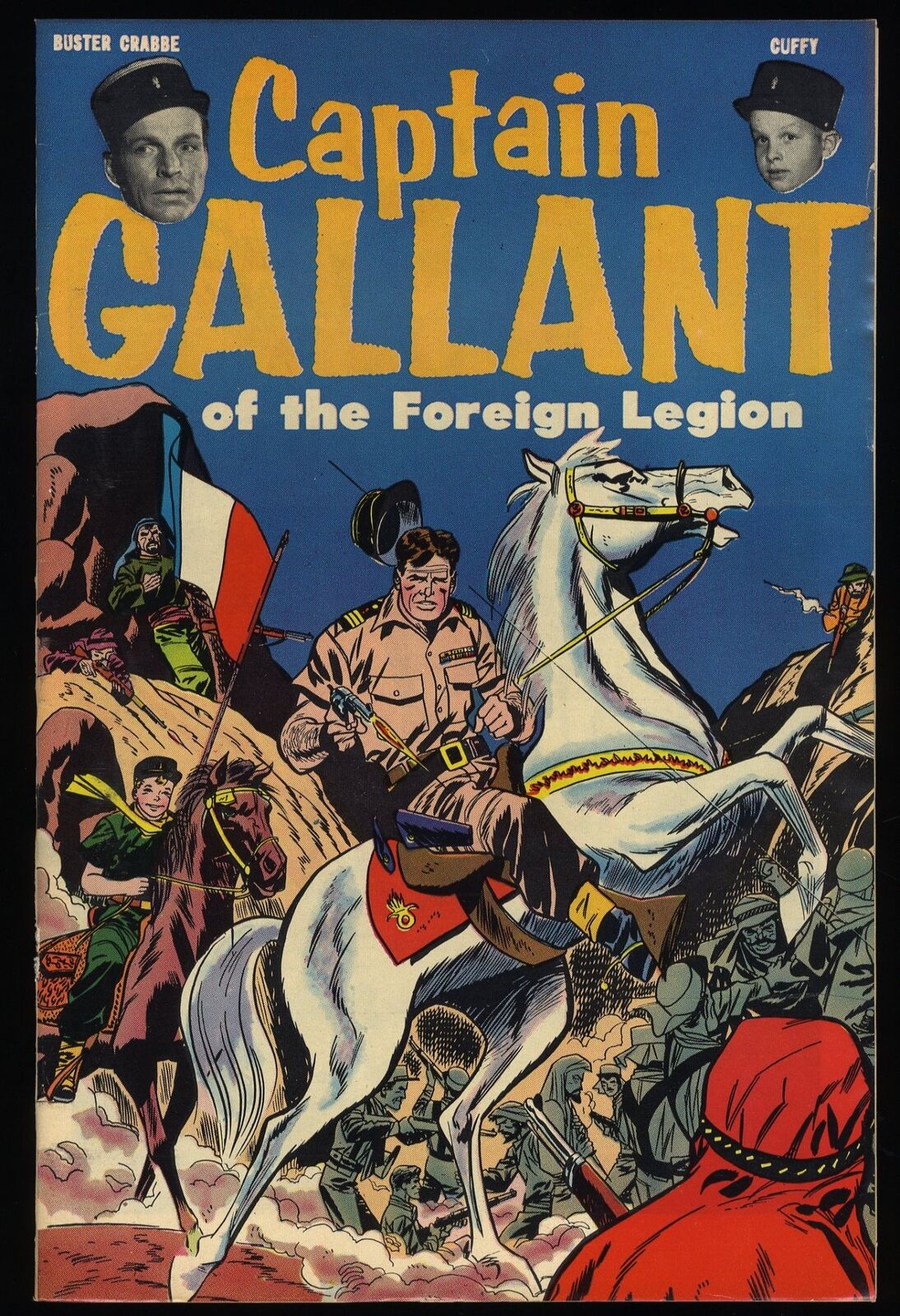 Captain Gallant of the Foreign Legion (1955) #1 VF- 7.5 Based on TV Series 