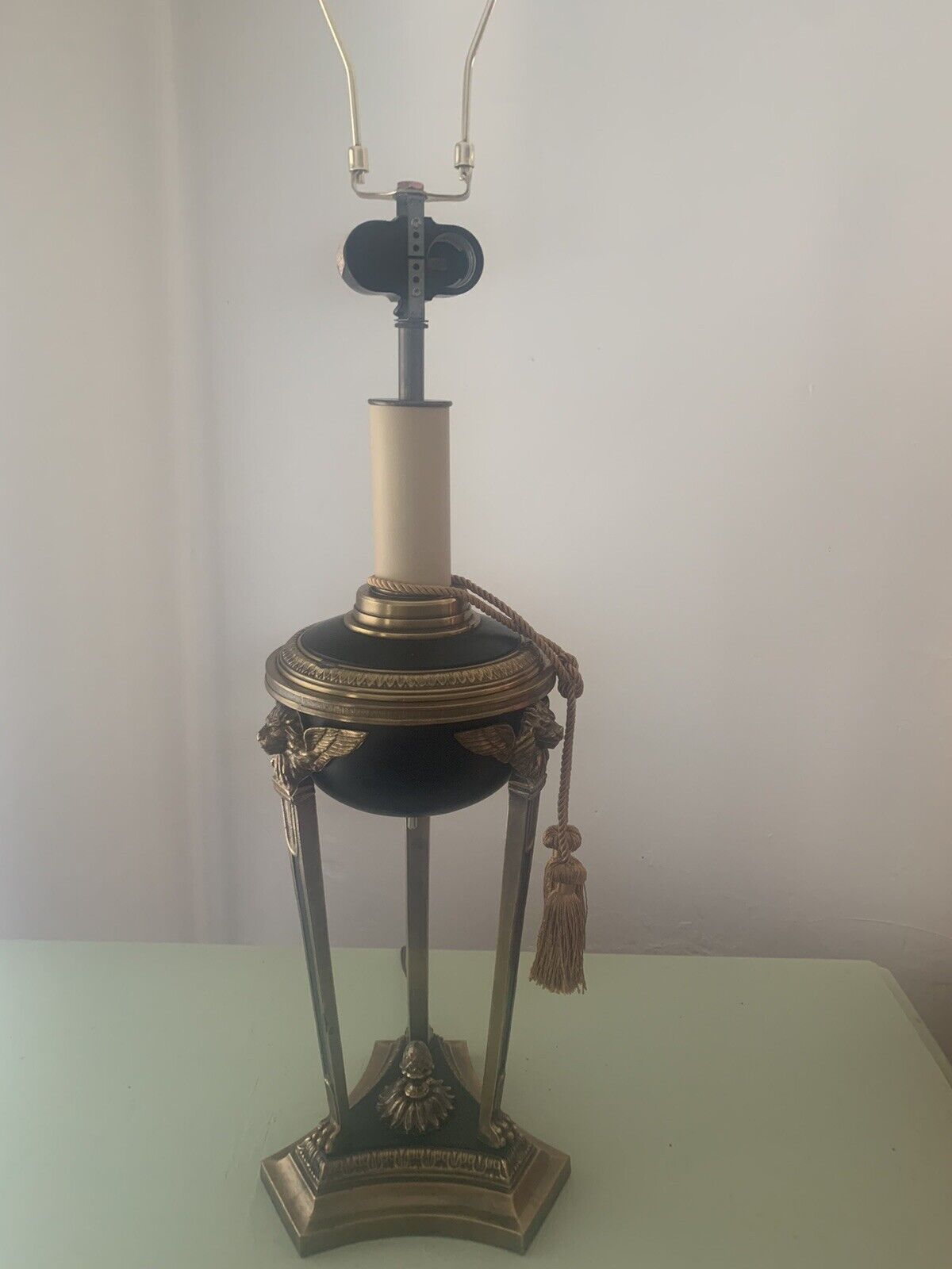Vintage 1972 Chapman Fontbonne Brass Table Lamp