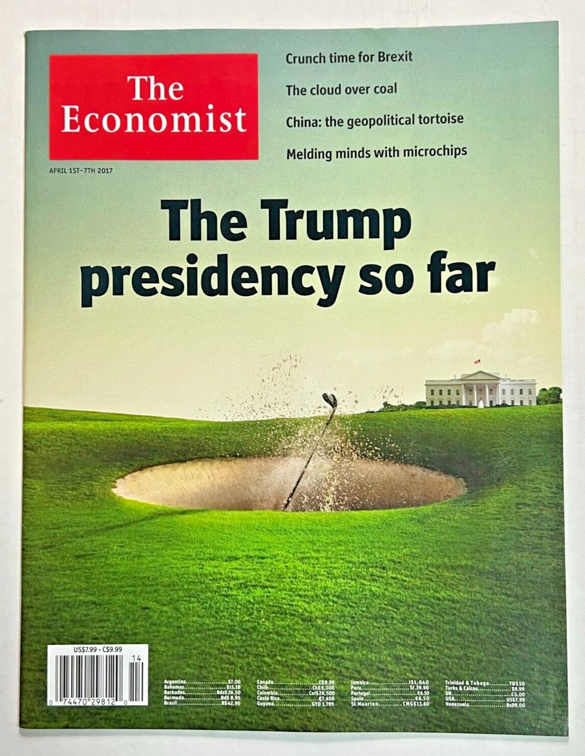 THE Economist MAGAZINE April 2017 Trump MAGAZINE